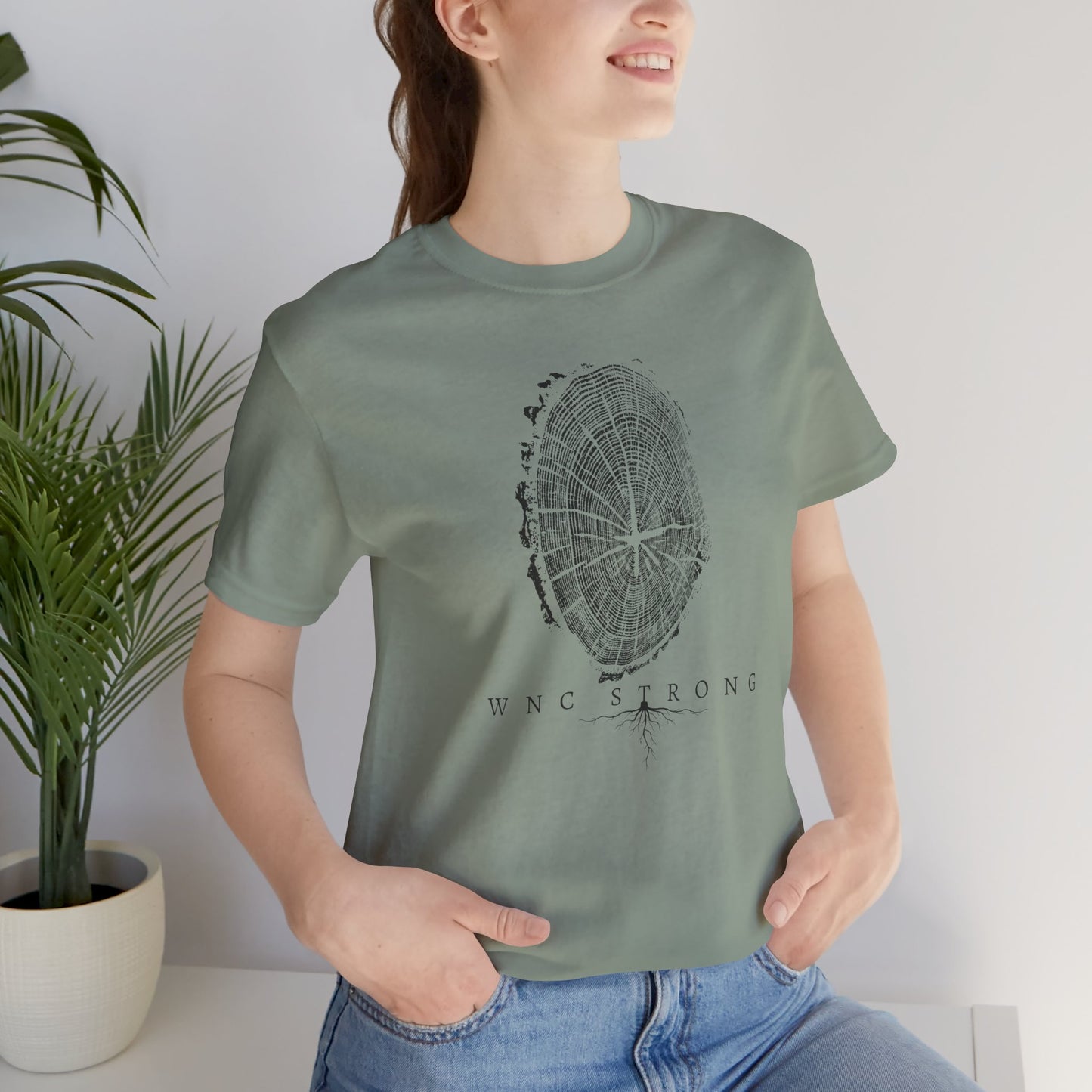 WNC Strong Tree Ring Tee