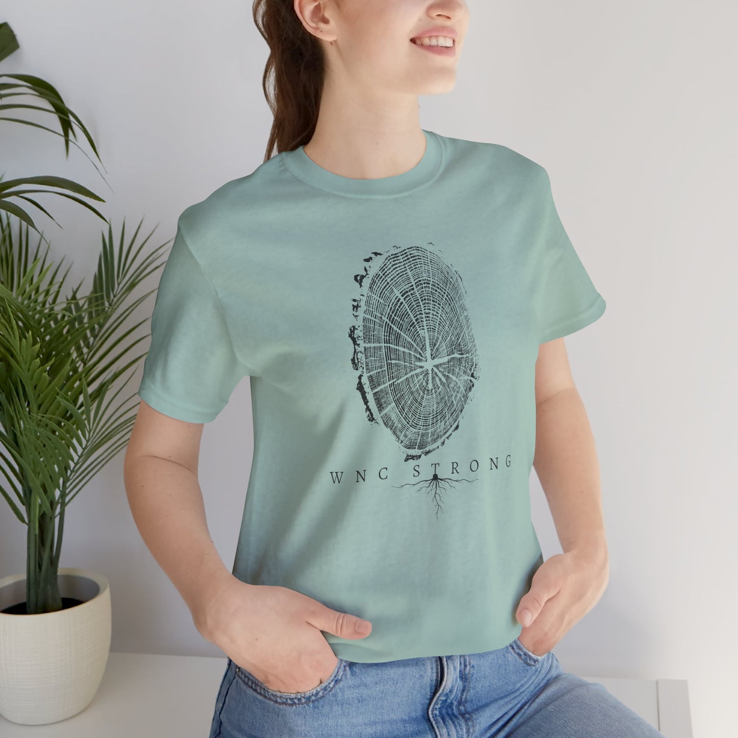 WNC Strong Tree Ring Tee
