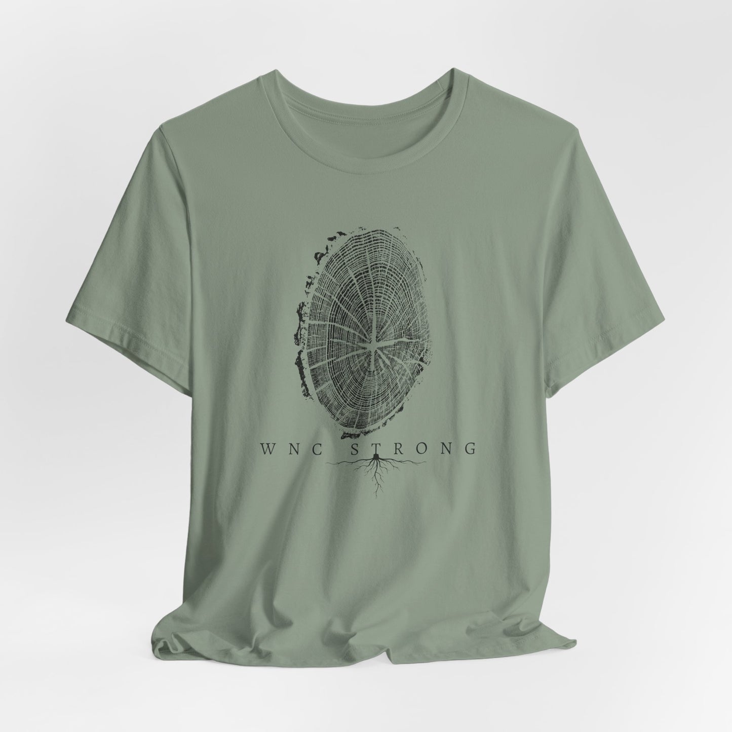 WNC Strong Tree Ring Tee