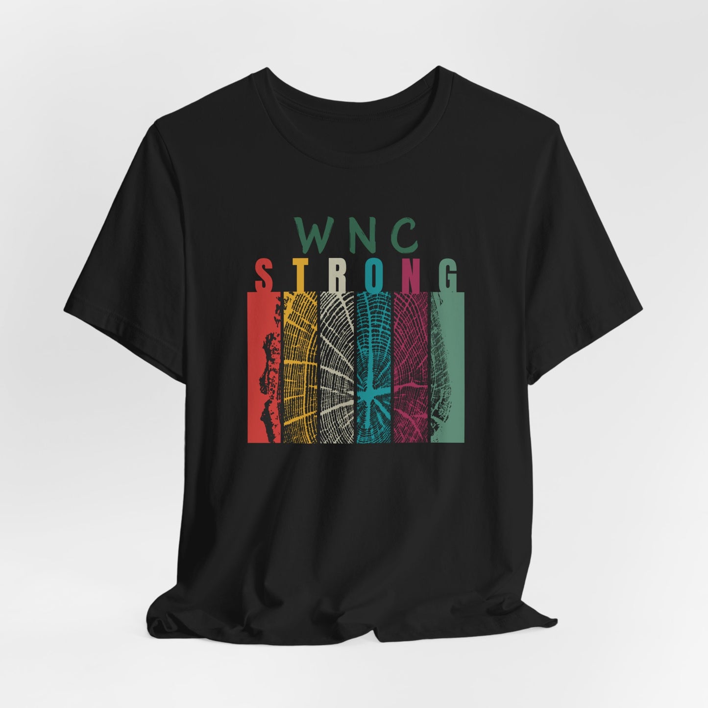 WNC Strong Color Block Tree Ring Tee