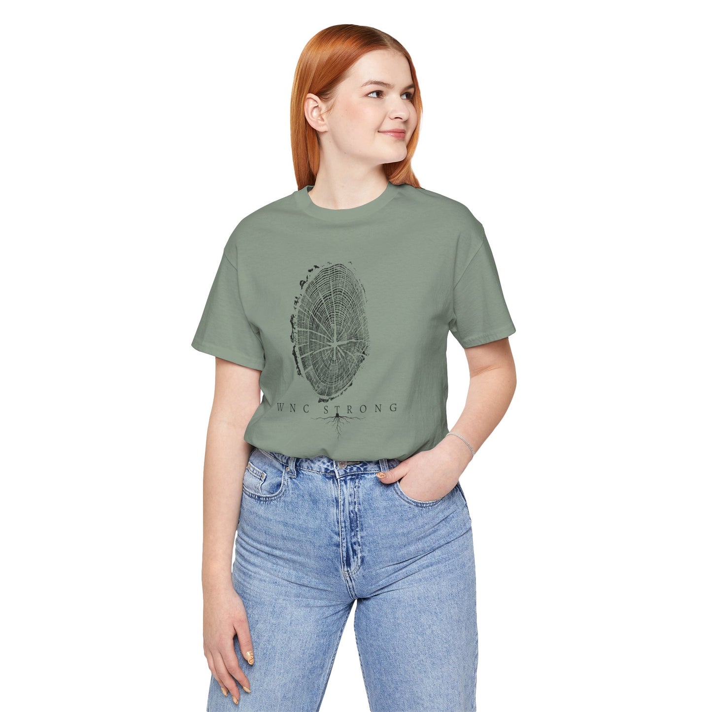 WNC Strong Tree Ring Tee