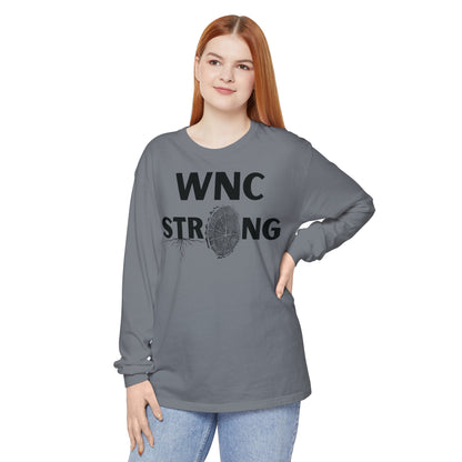 WNC Strong Tree Ring Print L/S Tee