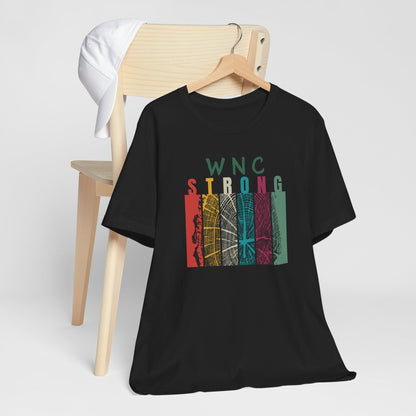 WNC Strong Color Block Tree Ring Tee