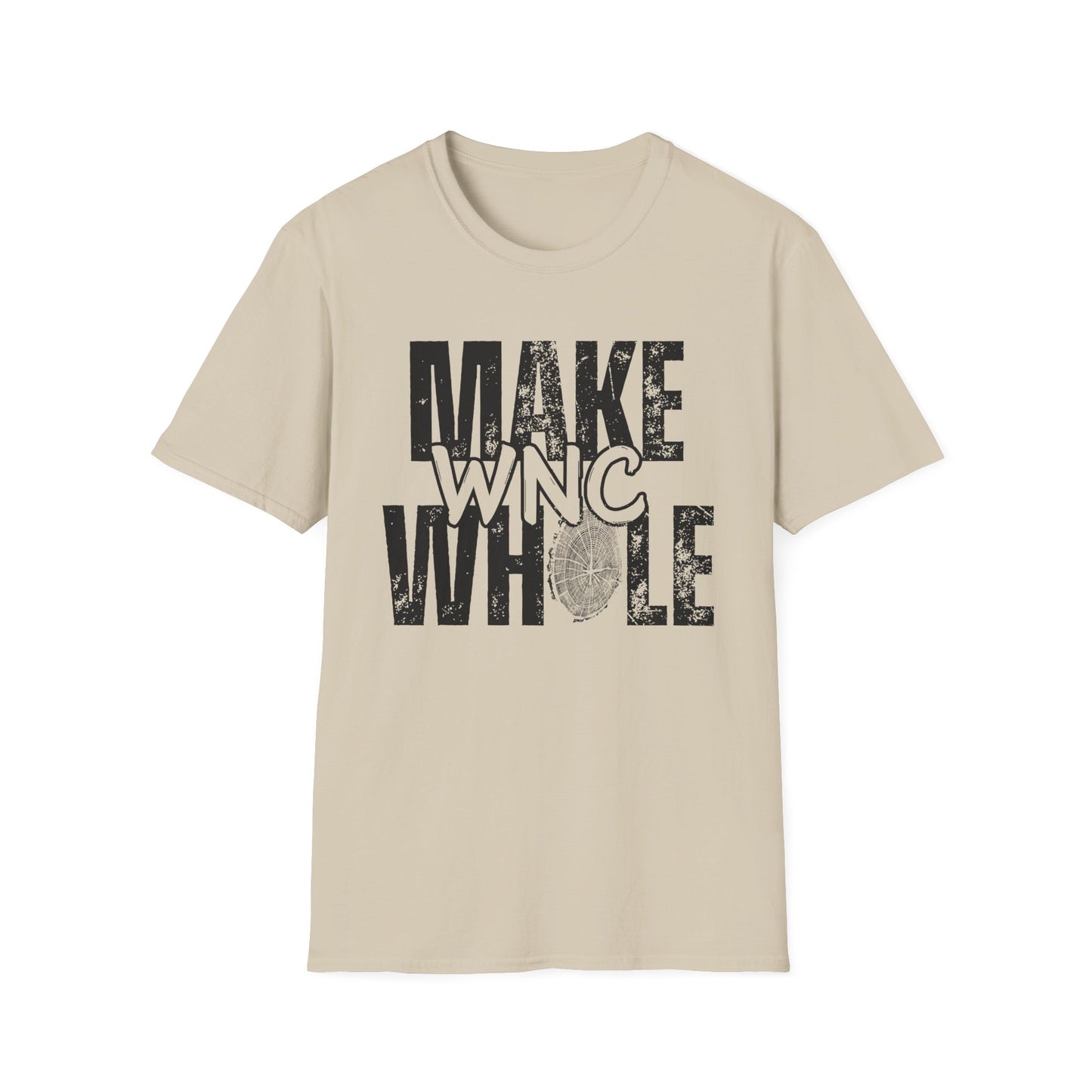 Make WNC Whole T-Shirt to Support Asheville Rebuild and Recover