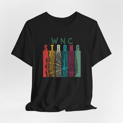 WNC Strong Color Block Tree Ring Tee