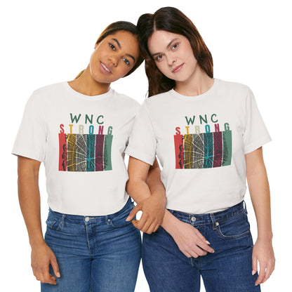 WNC Strong Color Block Tree Ring Tee