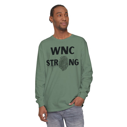 WNC Strong Tree Ring Print L/S Tee