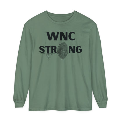 WNC Strong Tree Ring Print L/S Tee