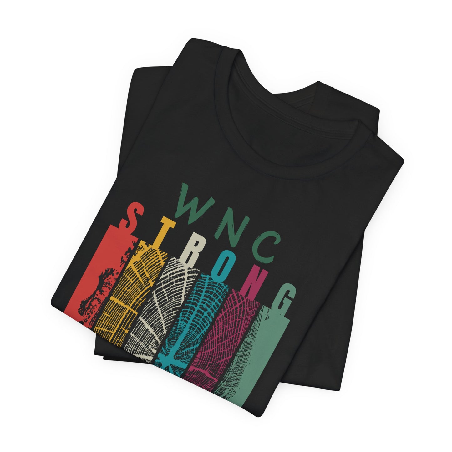 WNC Strong Color Block Tree Ring Tee