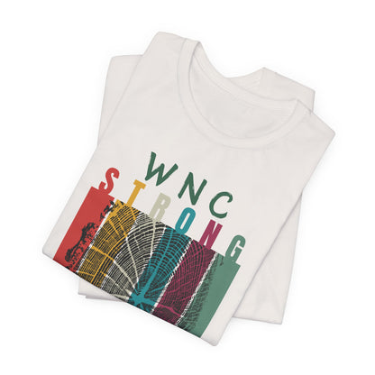 WNC Strong Color Block Tree Ring Tee