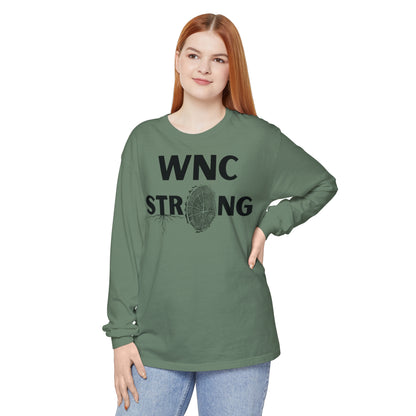 WNC Strong Tree Ring Print L/S Tee